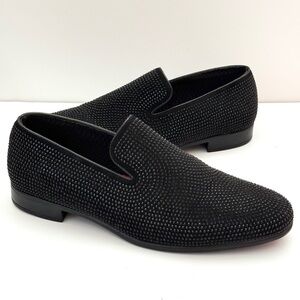 ID Required Sparkz Black Men's Loafers Size 9M